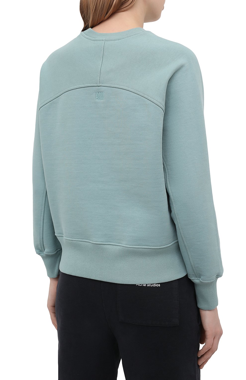 Хлопковый свитшот AMI, арт. E21FJ028.747, фото 4