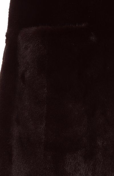 Шарф из норки MVST, арт. MSC04-MINK-BLACK GLAMA, фото 3
