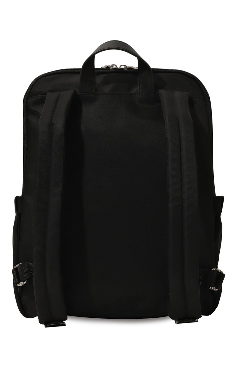 Мужской рюкзак hunter large MANDARINA DUCK черного цвета, арт. VCT28-651 | Фото 6 (Ремень/цепочка: На ремешке; Материал: Текстиль; Размер: large; Стили: Кэжуэл)