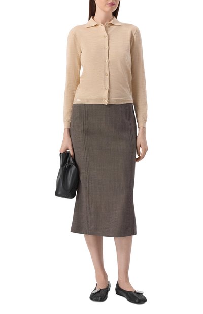 Кожаные балетки numeric MM6, арт. S59WZ0106/P7565, фото 3