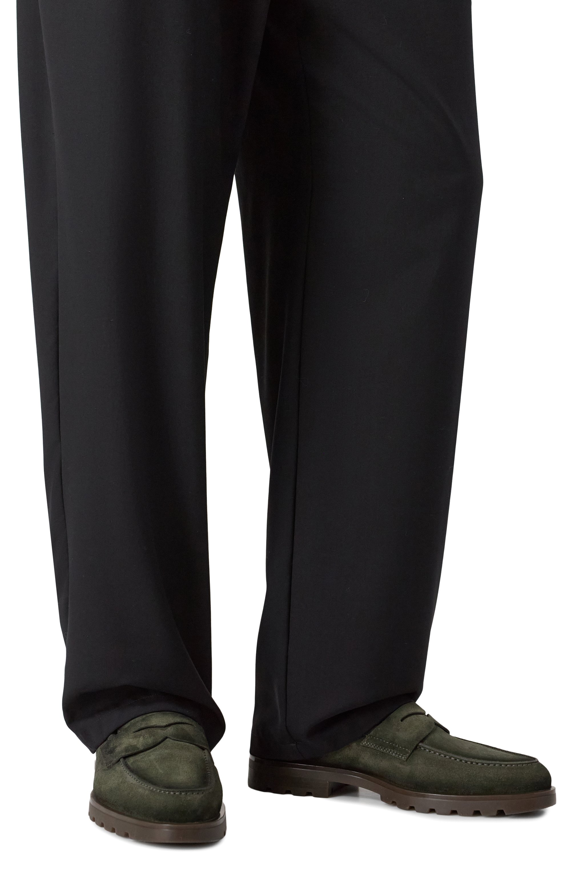 Замшевые пенни-лоферы detroit SANTONI, арт. MGDG18610DTRBGEX, фото 3