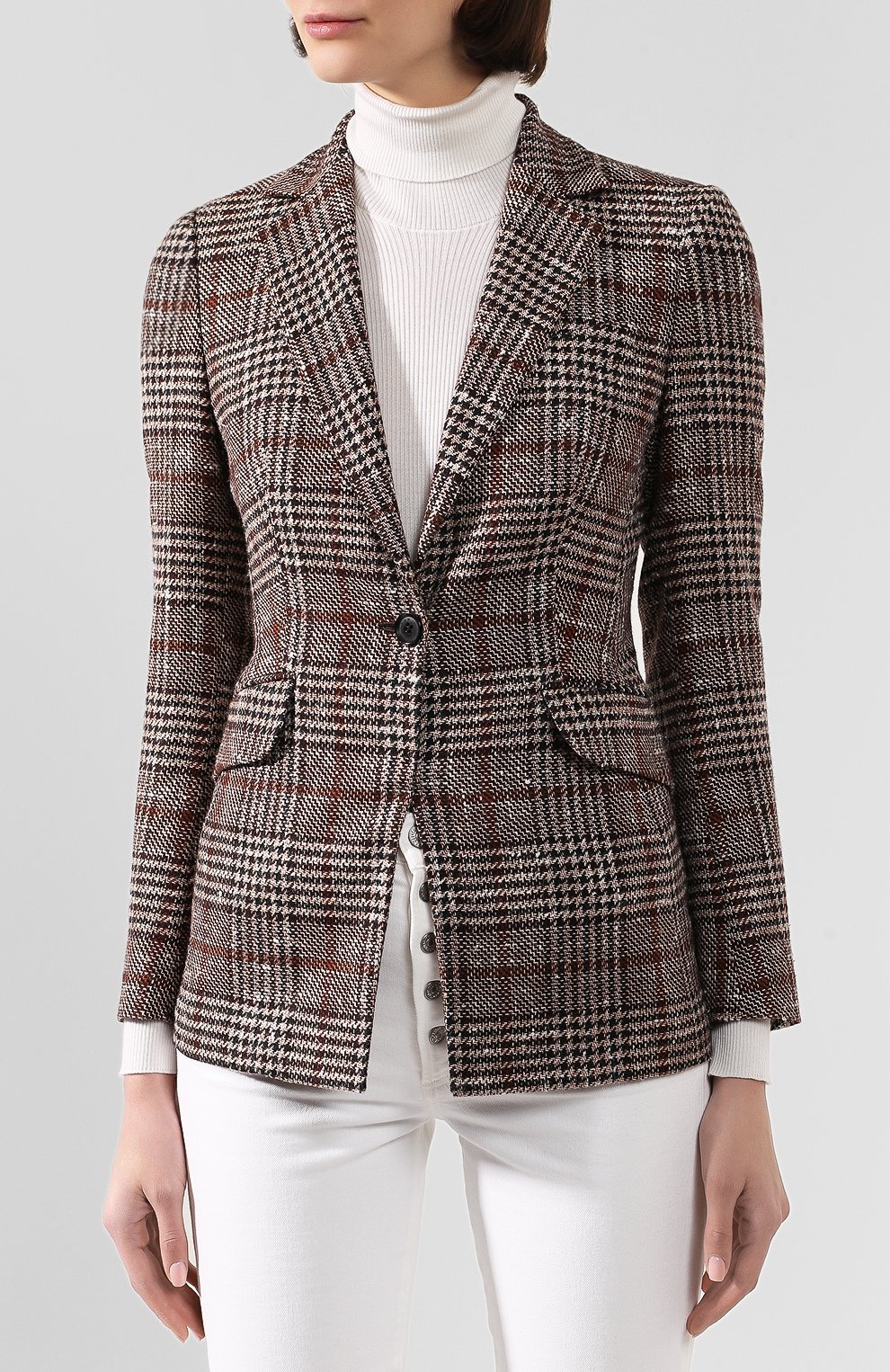 Жакет из смеси кашемира �и шелка KITON, арт. D48522K01S58, фото 3