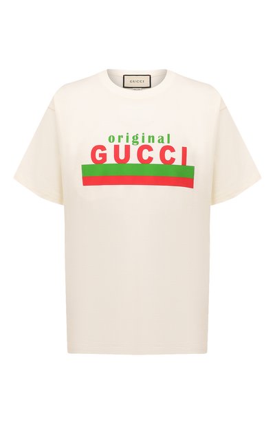 Хлопковая футболка GUCCI, арт. 616036 XJCOQ, фото 1