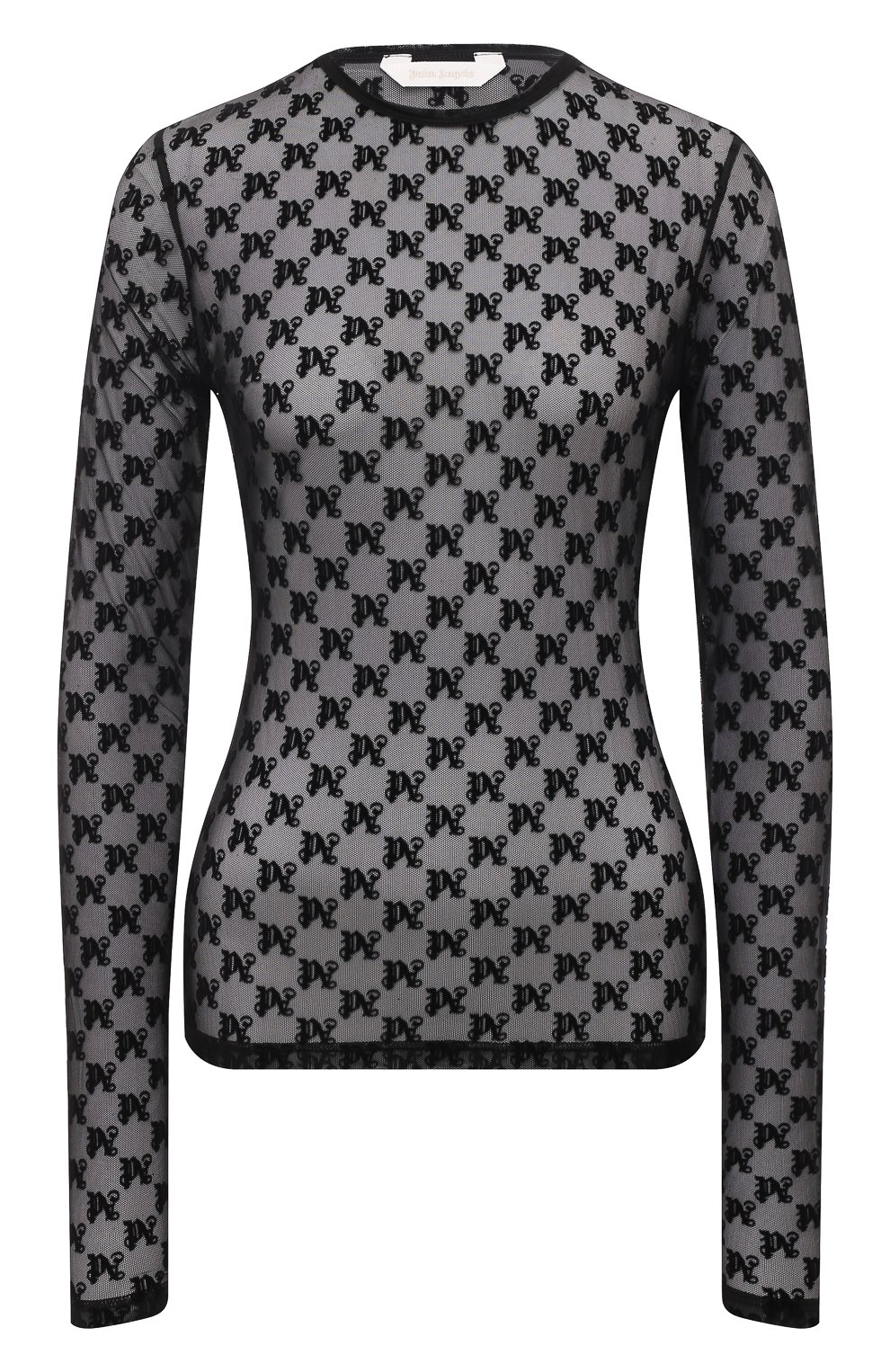 Топ PALM ANGELS черного цвета по цене 27550 руб., арт. PWAD063F24FAB001, фото 1 Топ PALM ANGELS, арт. PWAD063F24FAB001, фото 1