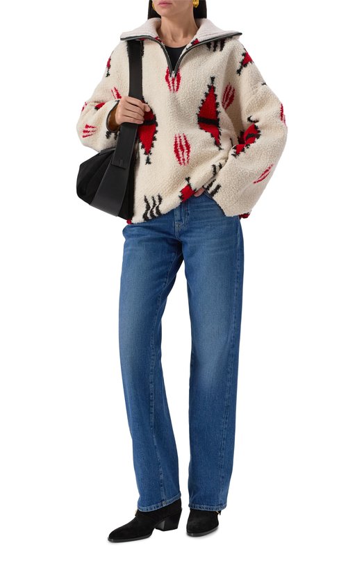 Свитер Isabel Marant Etoile 25PMA0008FA-C1C02E Кремовый  25PMA0008FA-C1C02E Фото 2