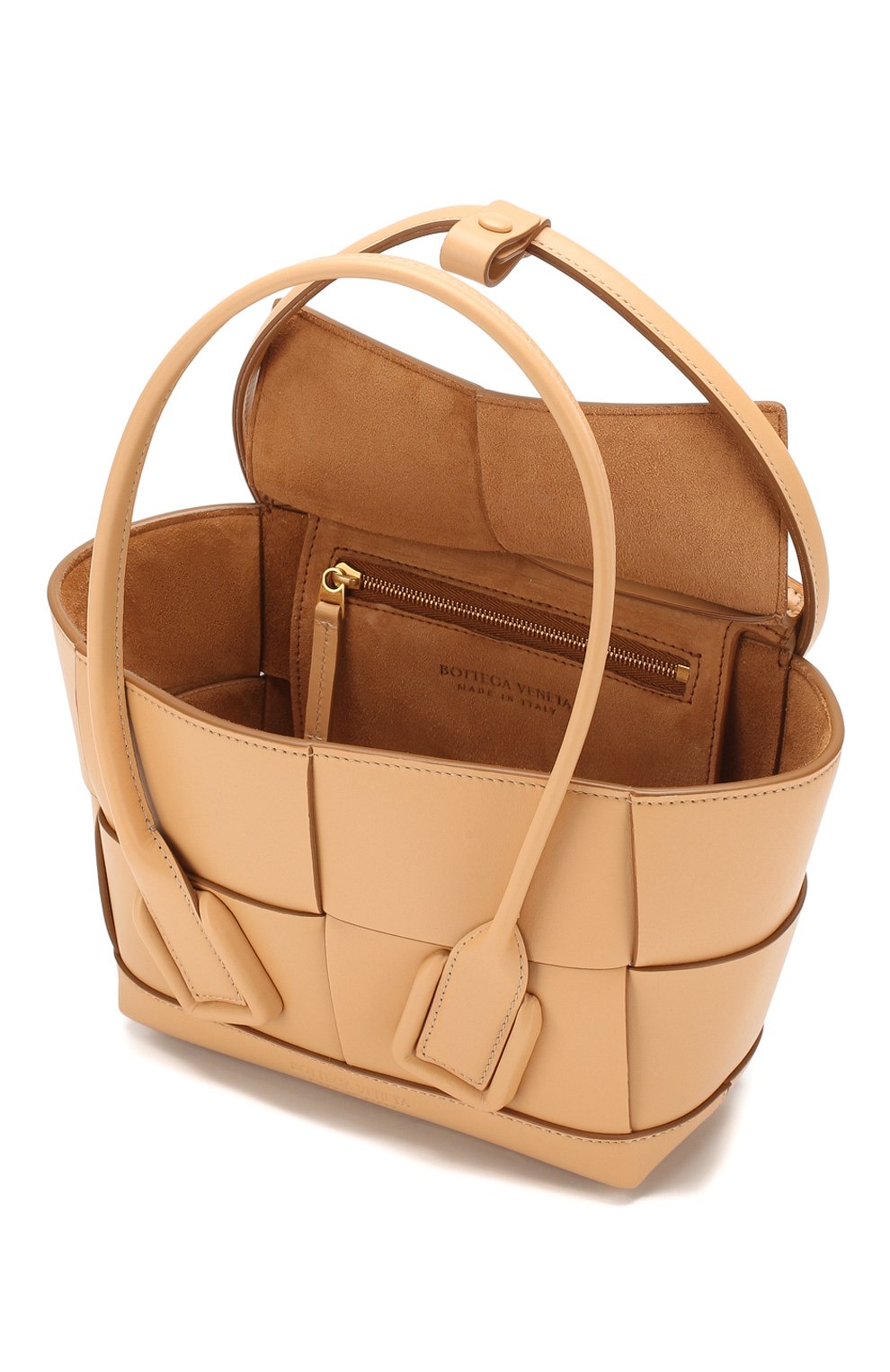 Сумка arco mini BOTTEGA VENETA бежевого цвета по цене 227500 руб., арт. 600606/VMAP1, фото 4 Сумка arco mini BOTTEGA VENETA, арт. 600606/VMAP1, фото 4