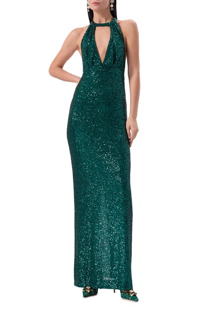 Платье с отделкой пайетками DOLCE & GABBANA, арт. I6I01W/FLUB2, фото 3