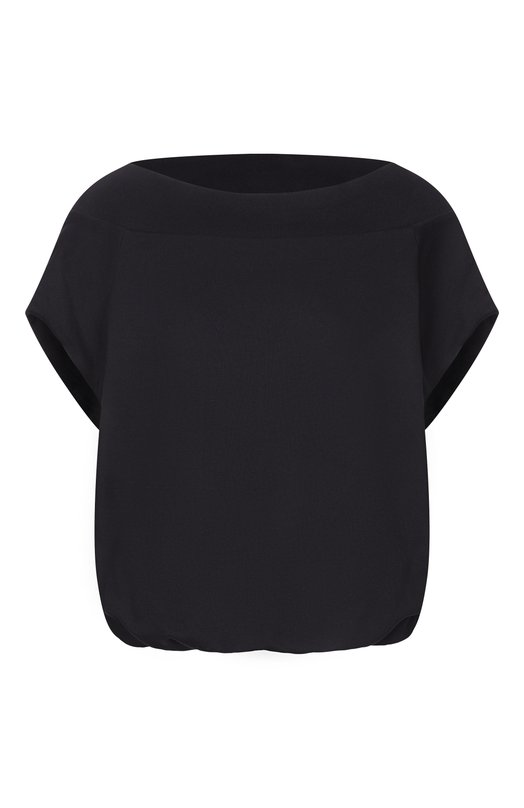 Хлопковый топ Dries Van Noten 131110/3611 Чёрный 131110/3611