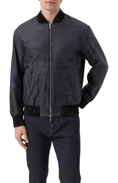 Шелковый бомбер ZILLI, арт. B0MB02M065124908A, фото 3