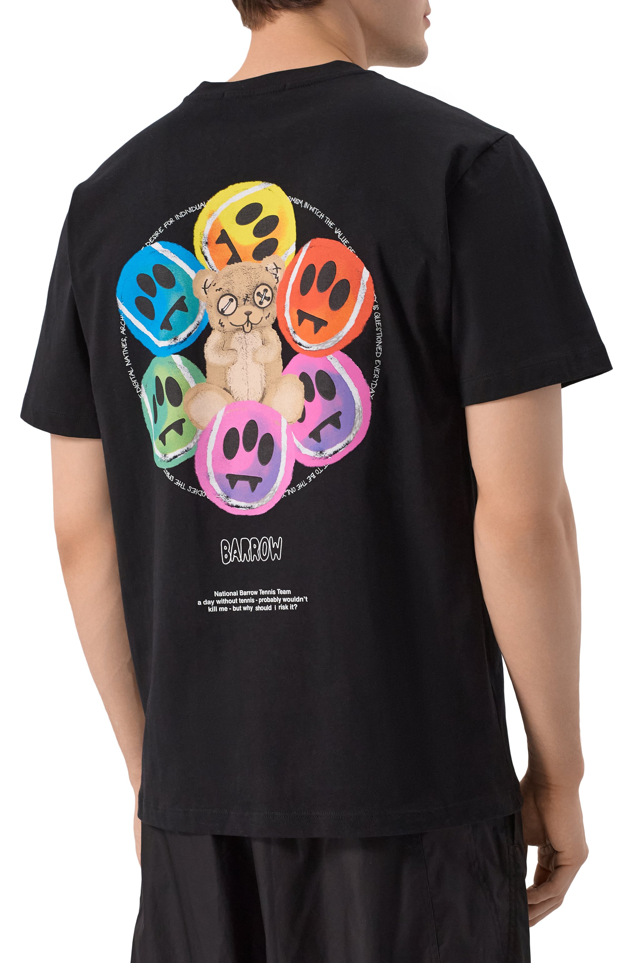 Хлопковая футболка BARROW, арт. S5BWMATH053, фото 4