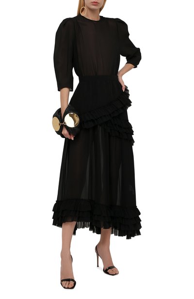 Шелковое платье ULYANA SERGEENKO, арт. ABM011SS21P 1093т21, фото 2