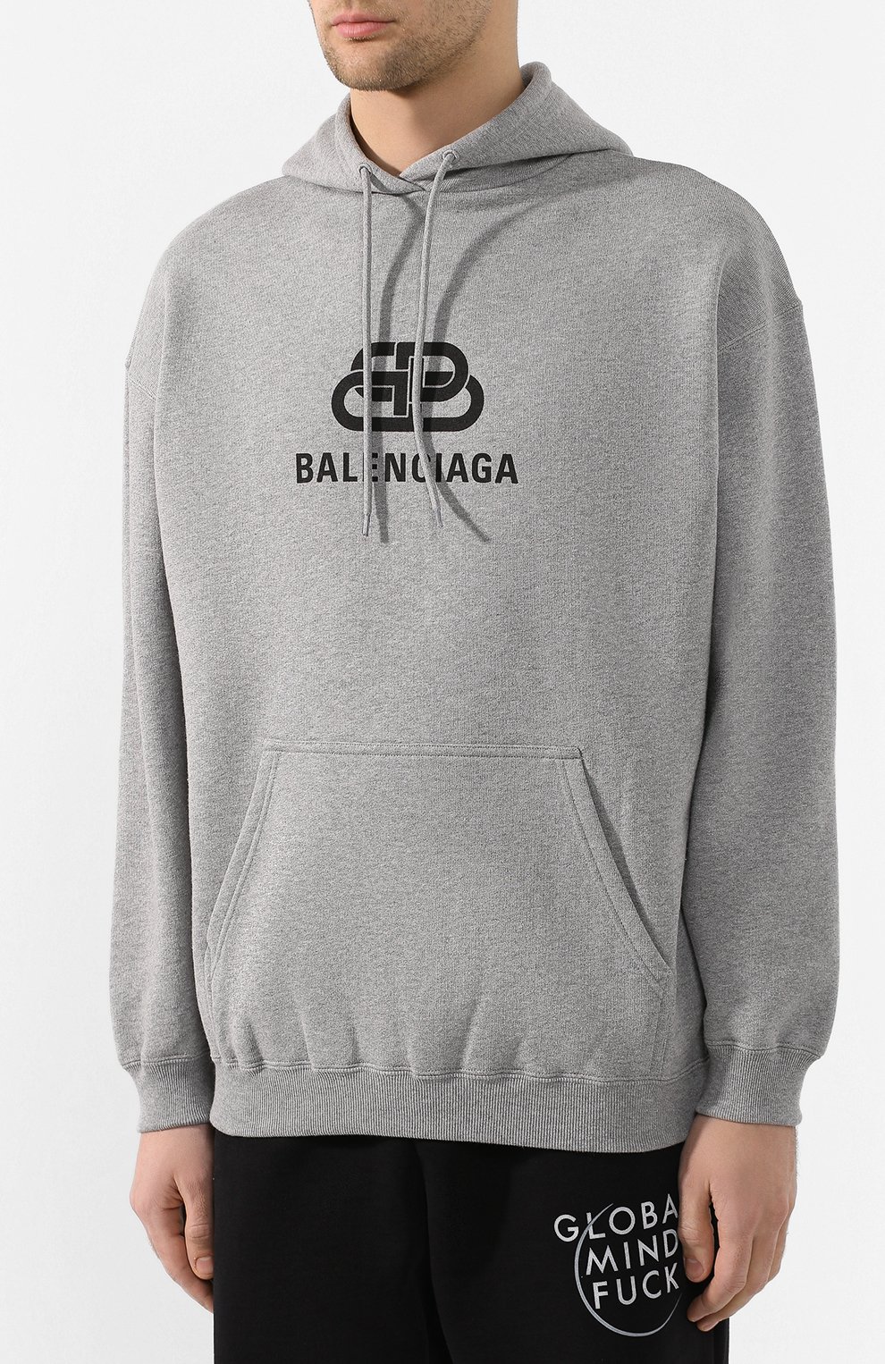 Хлопковое худи BALENCIAGA, арт. 570811/THV78, фото 3