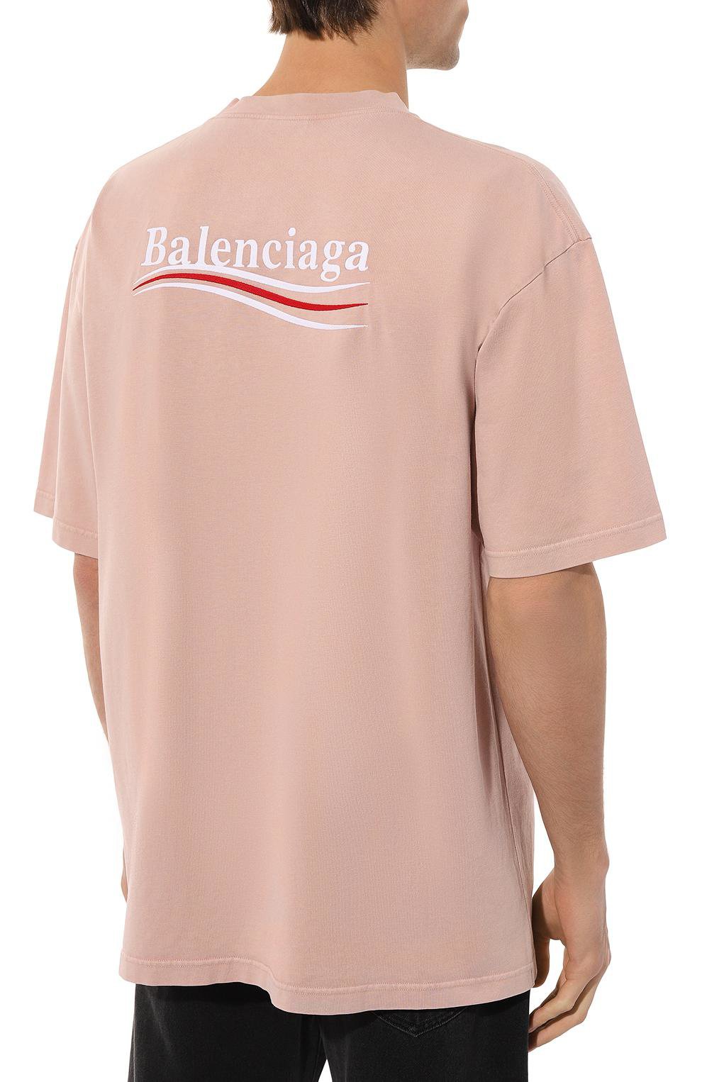 Хлопковая футболка BALENCIAGA, арт. 641655/TKVJ1, фото 7