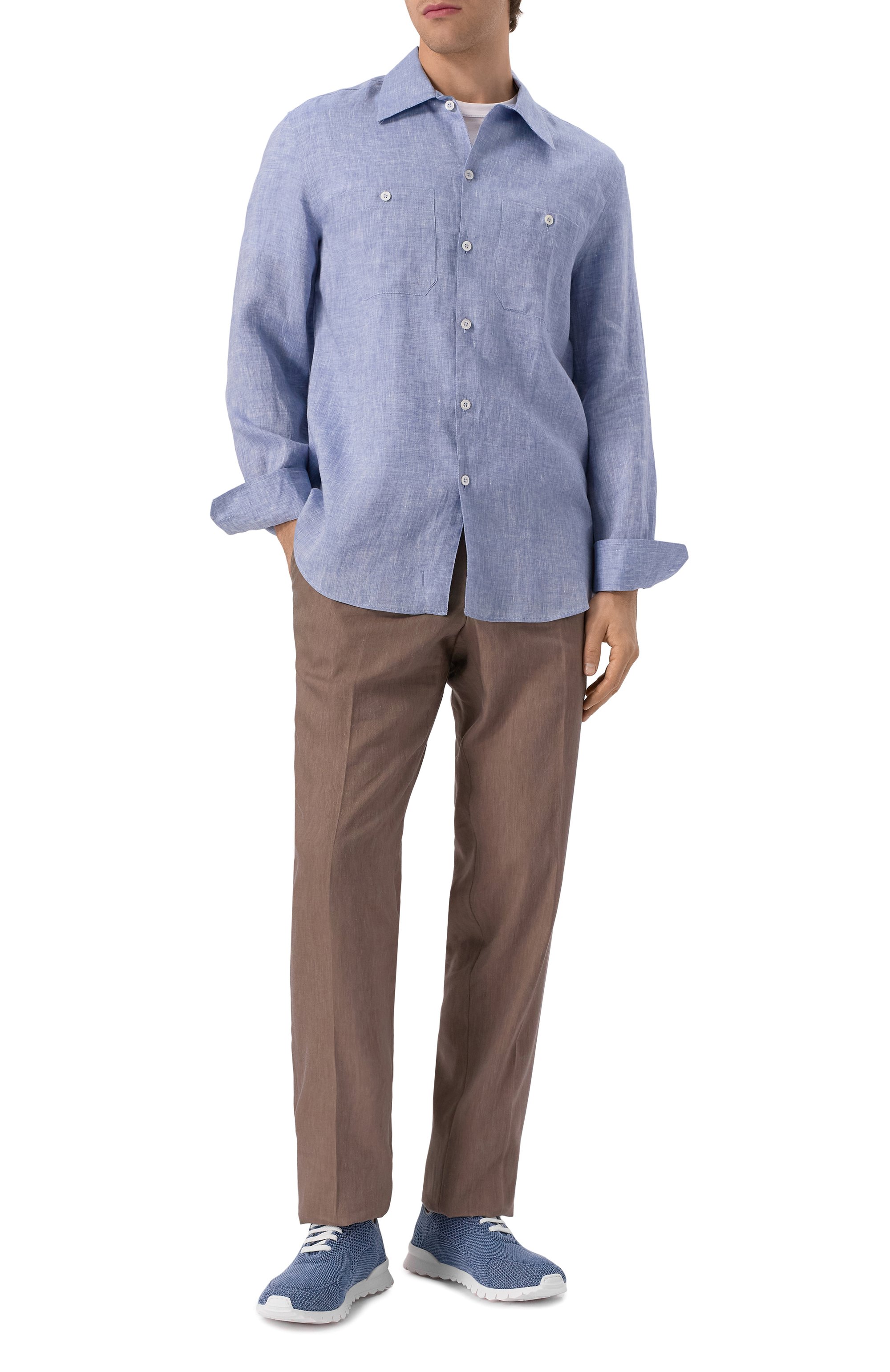 Текстильные кроссовки KITON, арт. USSFITSN0115102, фото 2