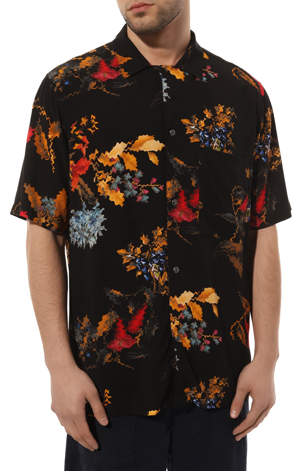 Рубашка из вискозы MARCELO BURLON, арт. CMGA078F22FAB0021016, фото 3