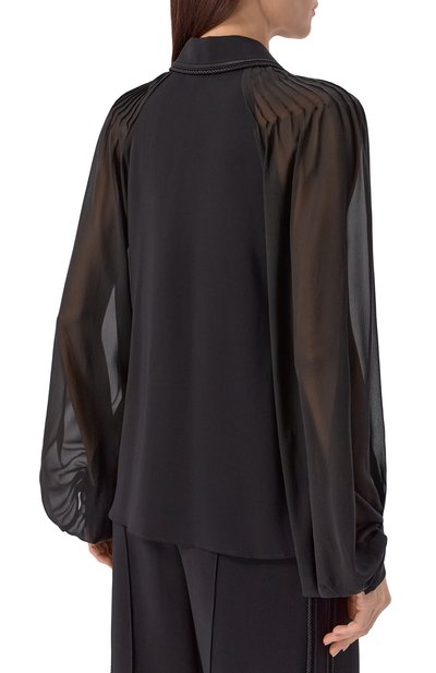 Блузка из вискозы и шелка ELIE SAAB, арт. SH132EF25CD020, фото 4
