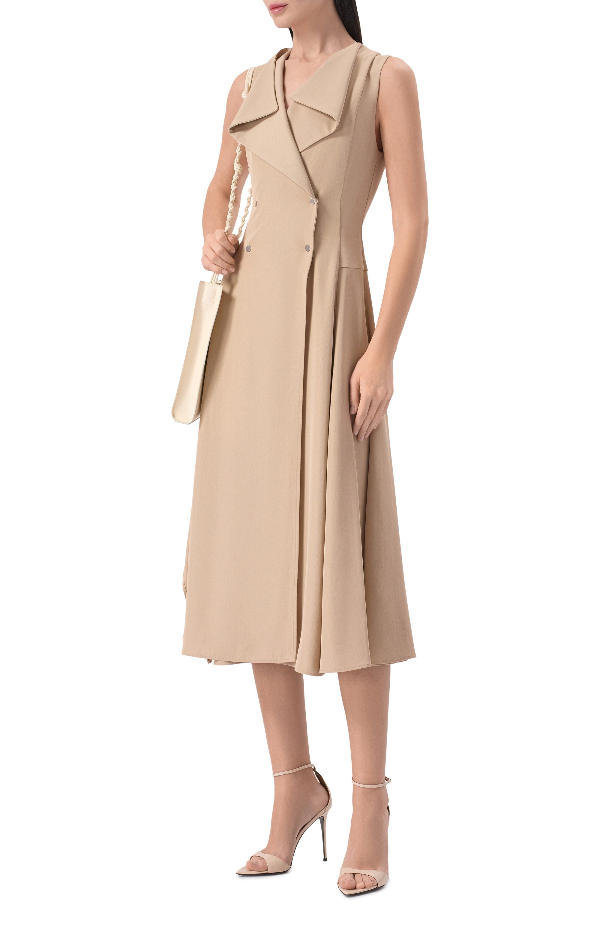 Платье BOSS бежевого цвета по цене 63800 руб., арт. 50553887, фото 2 Платье BOSS, арт. 50553887, фото 2