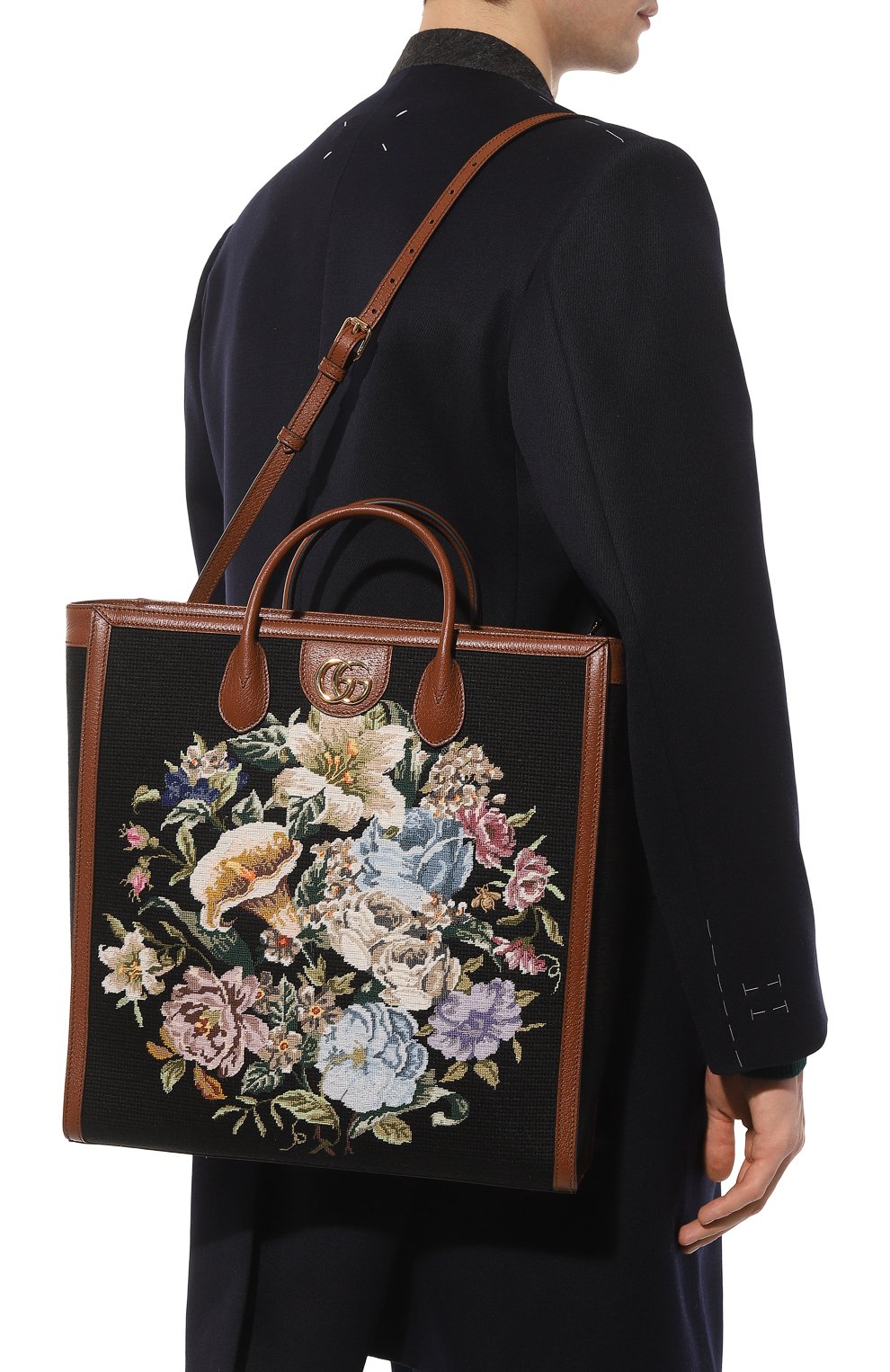 Текстильная сумка-тоут GUCCI, арт. 655607 9ARPG, фото 2