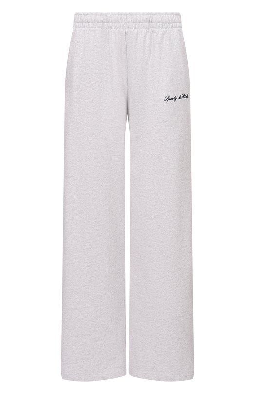 Хлопковые брюки Sporty and Rich PA05568326GY03 Серый PA05568326GY03