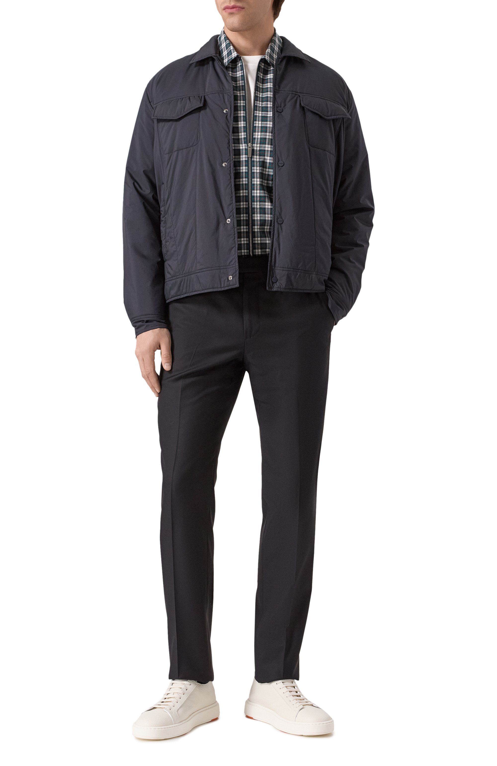 Хлопковая рубашка ZILLI, арт. SP0X01M010012133Q, фото 2