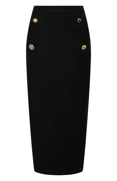 Женская шерстяная юбка VETEMENTS, арт. WE51SK900B 1202/BLACK