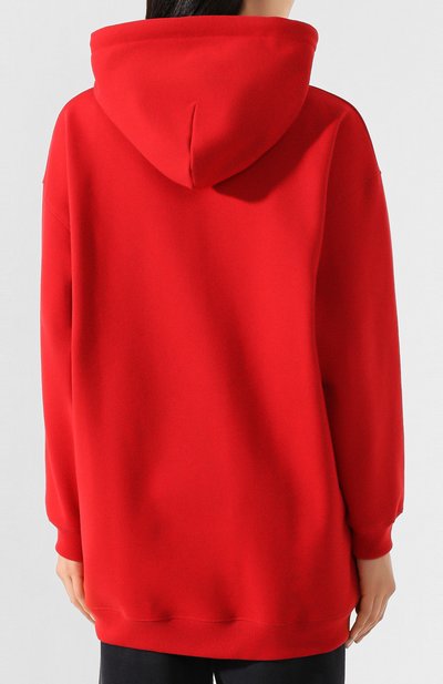 Хлопковое худи ACNE STUDIOS красного цвета по цене 30800 руб., арт. AI0048, фото 4 Хлопковое худи ACNE STUDIOS, арт. AI0048, фото 4