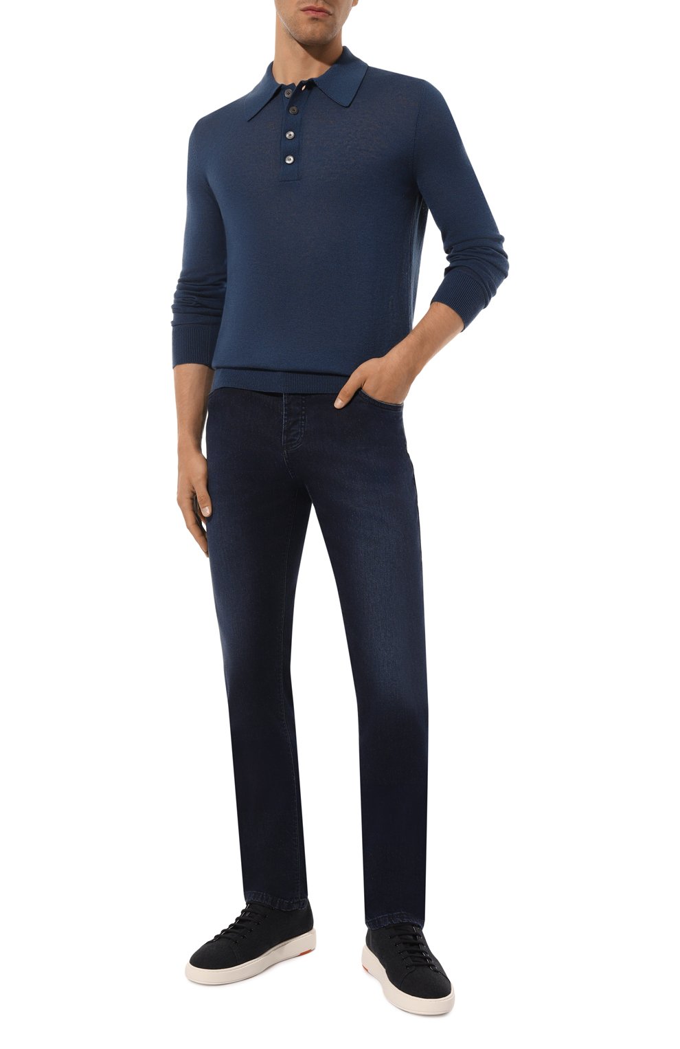 Текстильные кеды cleanic SANTONI, арт. MBCG21927BARGKY0, фото 2