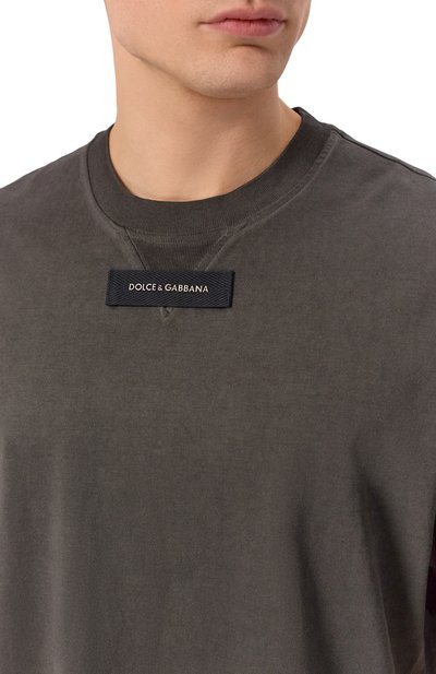 Хлопковая футболка DOLCE & GABBANA, арт. G8TJ6T/G7PPQ, фото 5