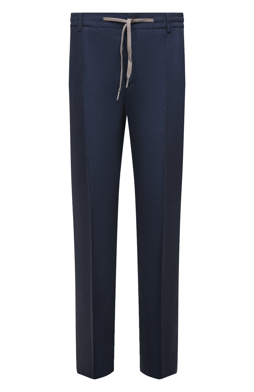 Брюки из хлопка и льна BERWICH синего цвета по цене 27900 руб., арт. SPIAGGIA/1/SB1534, фото 1 Брюки из хлопка и льна BERWICH, арт. SPIAGGIA/1/SB1534, фото 1