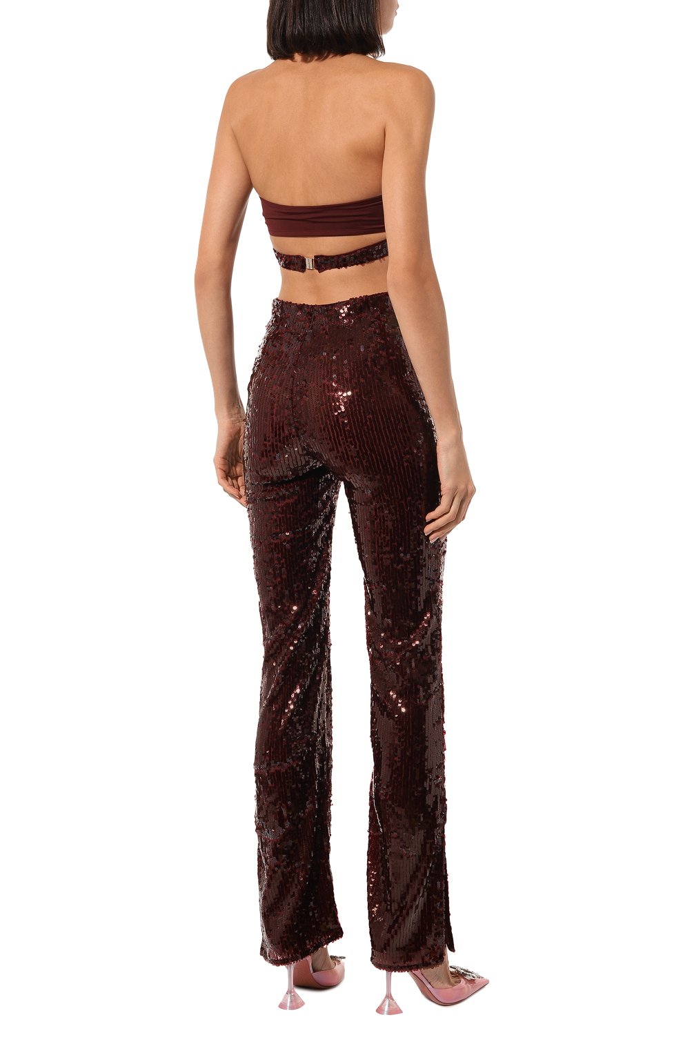 Комбинезон с отделкой пайетками PATRIZIA PEPE, арт. 8T0024_A299, фото 4