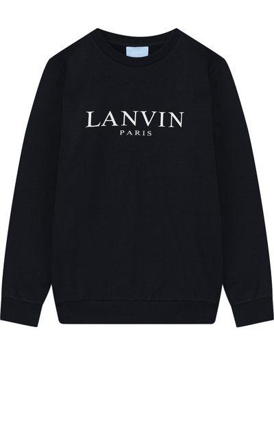 Хлопковый свитшот с логотипом бренда LANVIN, арт. 4J4000/JX460/10-14, фото 1