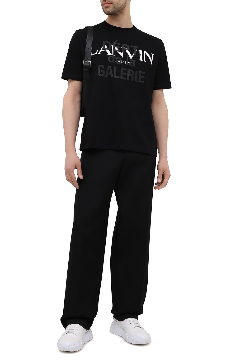 Хлопковая футболка lanvin x gallery dept LANVIN, арт. RU-TS0005-J090-E21, фото 2