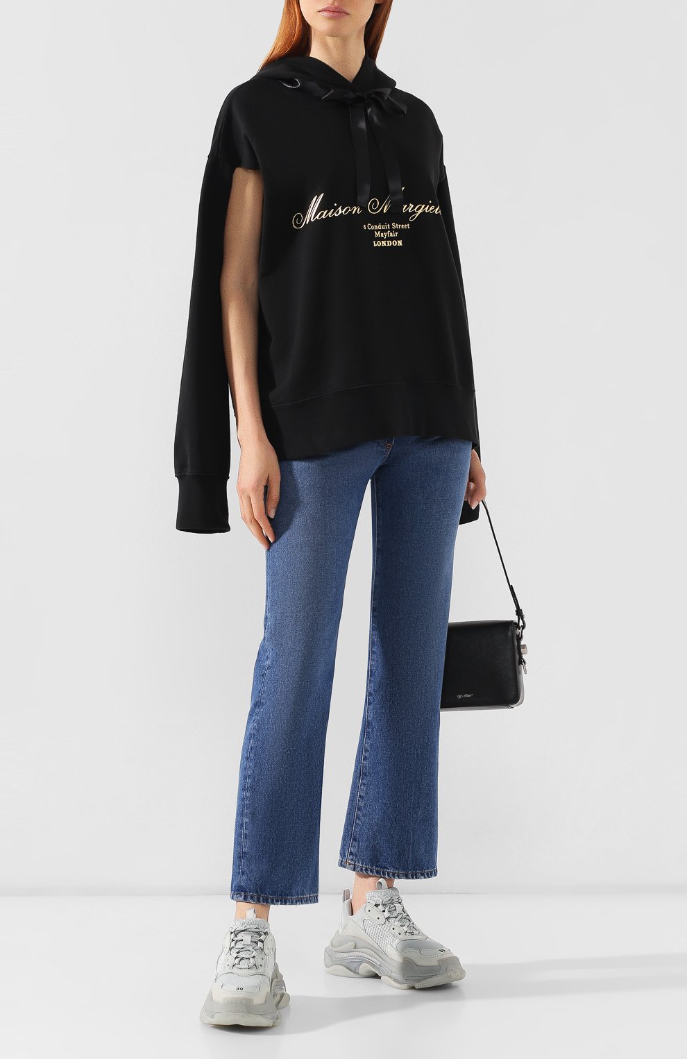 Хлопковое худи MM6, арт. S62GU0004/S25424, фото 2