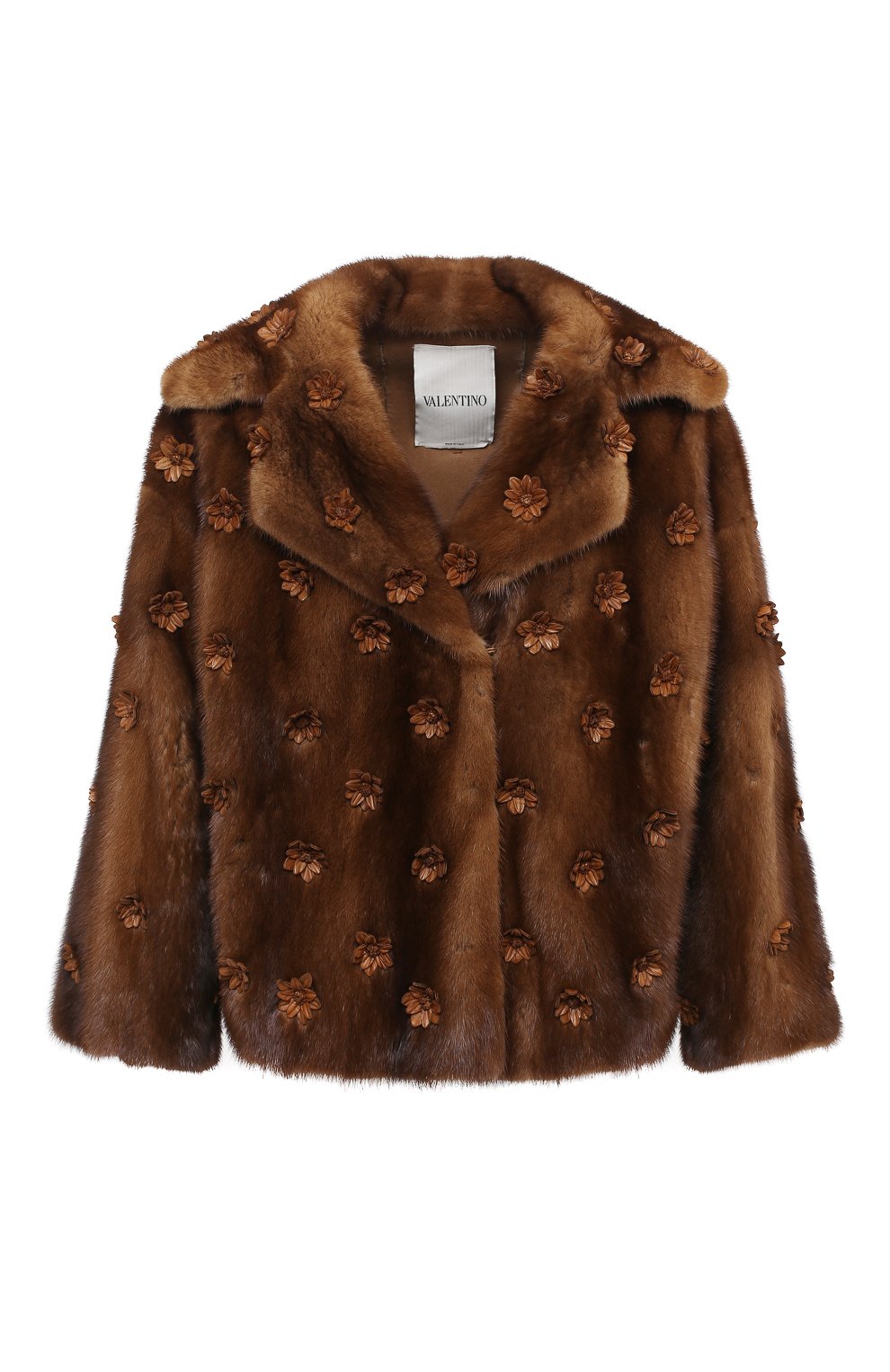 Шуба из норки VALENTINO коричневого цвета по цене 1915000 руб., арт. MF3FB175/1BF, фото 1 Шуба из норки VALENTINO, арт. MF3FB175/1BF, фото 1