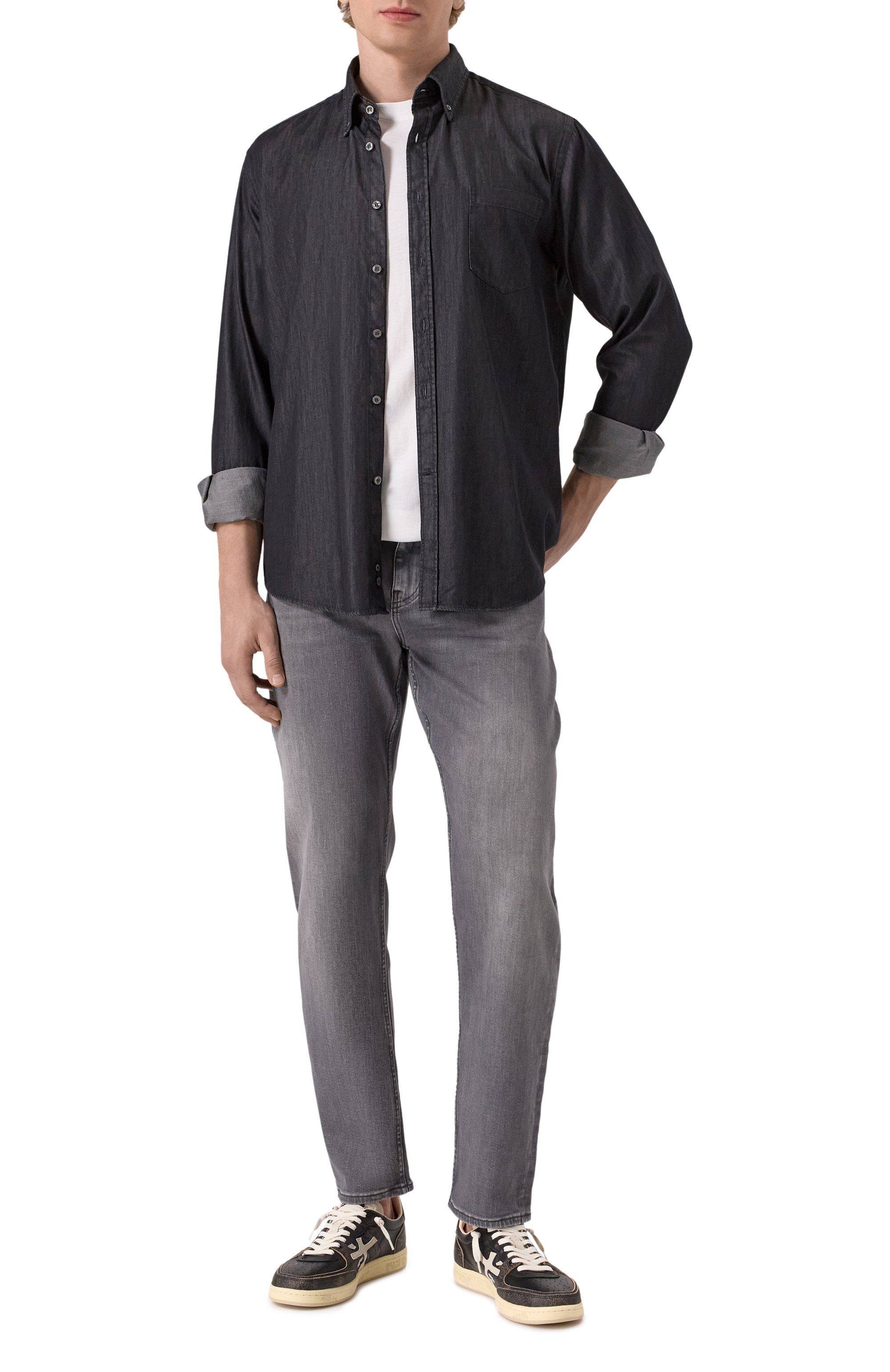 Джинсовая рубашка PAUL&SHARK, арт. 25413160, фото 2