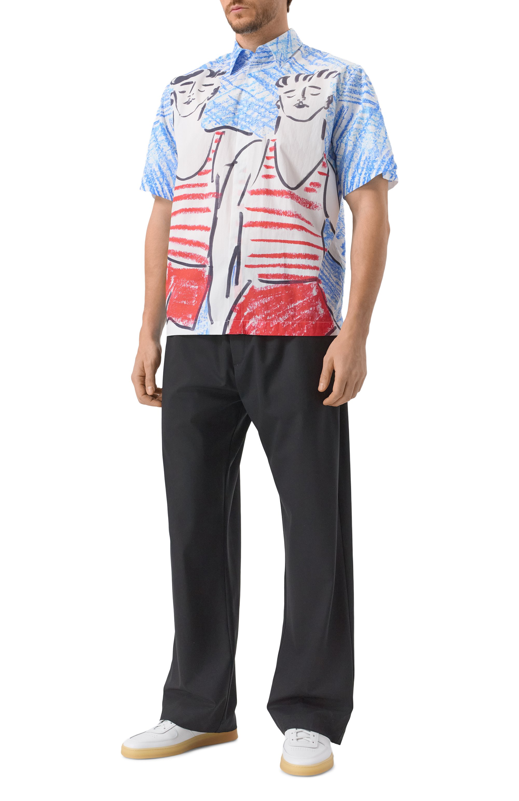 Хлопковая рубашка MSGM, арт. 3840ME16X/257053, фото 2