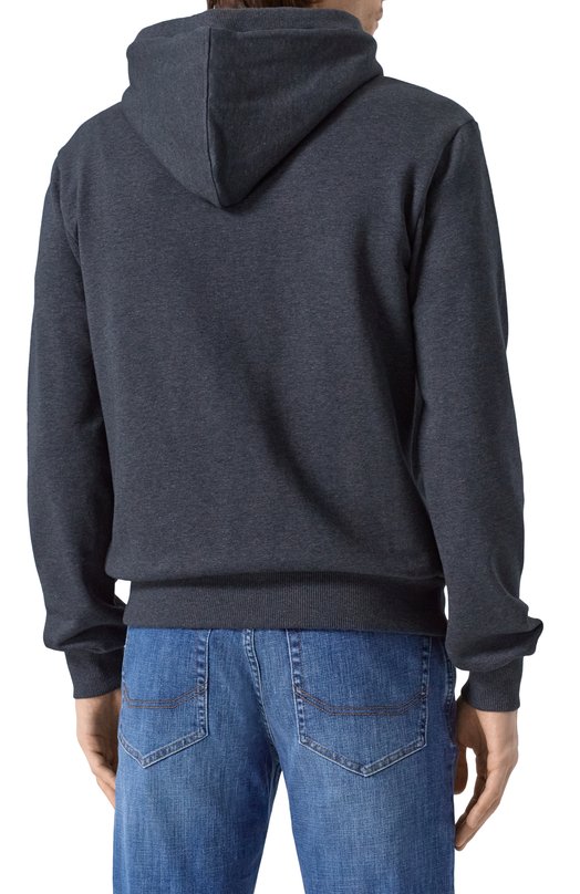 Хлопковая толстовка Dolce & Gabbana G9IF0T/G7JYX Серый  G9IF0T/G7JYX Фото 4