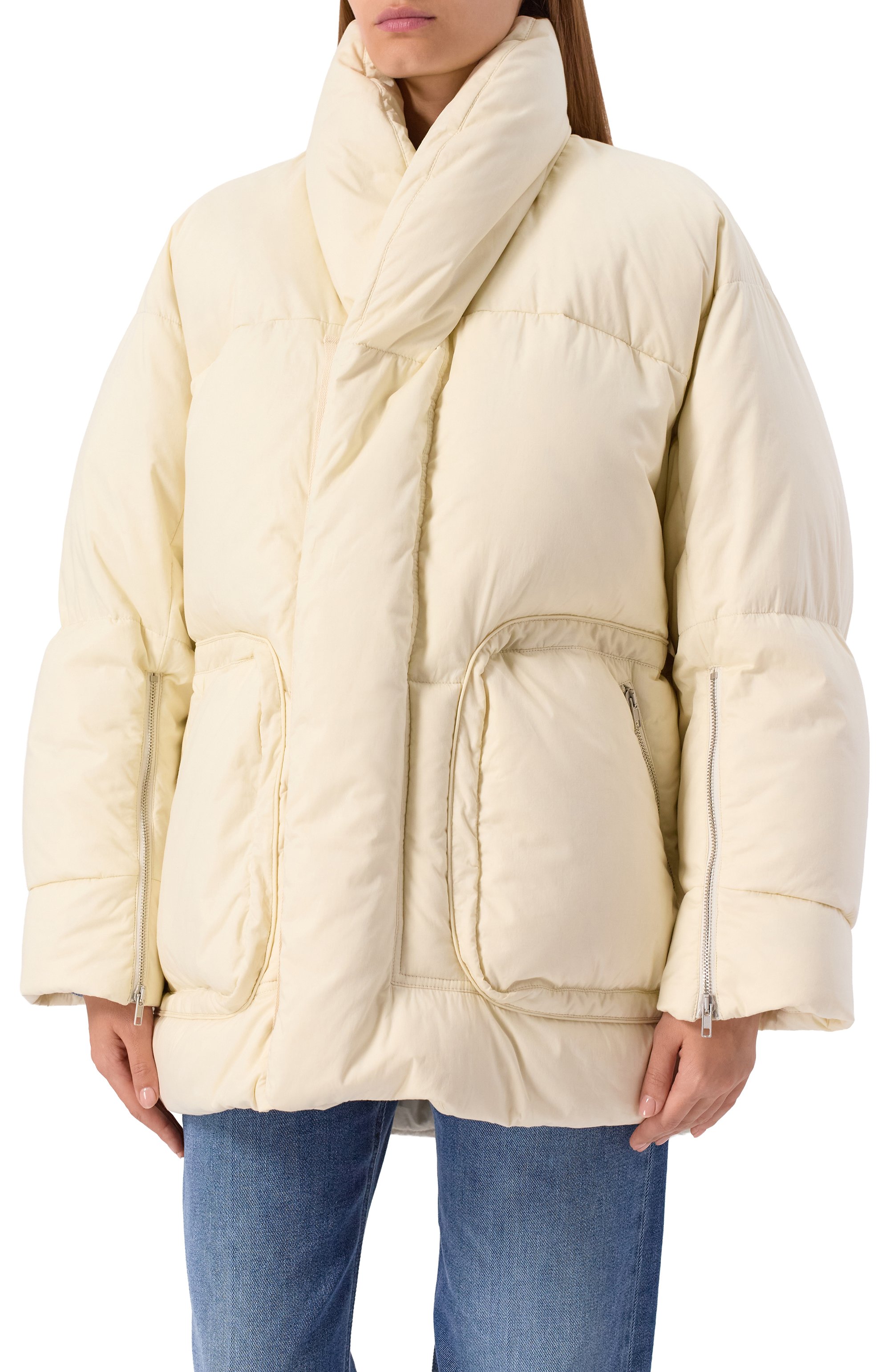 Пуховик MORDECAI кремового цвета по цене 199000 руб., арт. 25A96MRD39/R, фото 3 Пуховик MORDECAI, арт. 25A96MRD39/R, фото 3