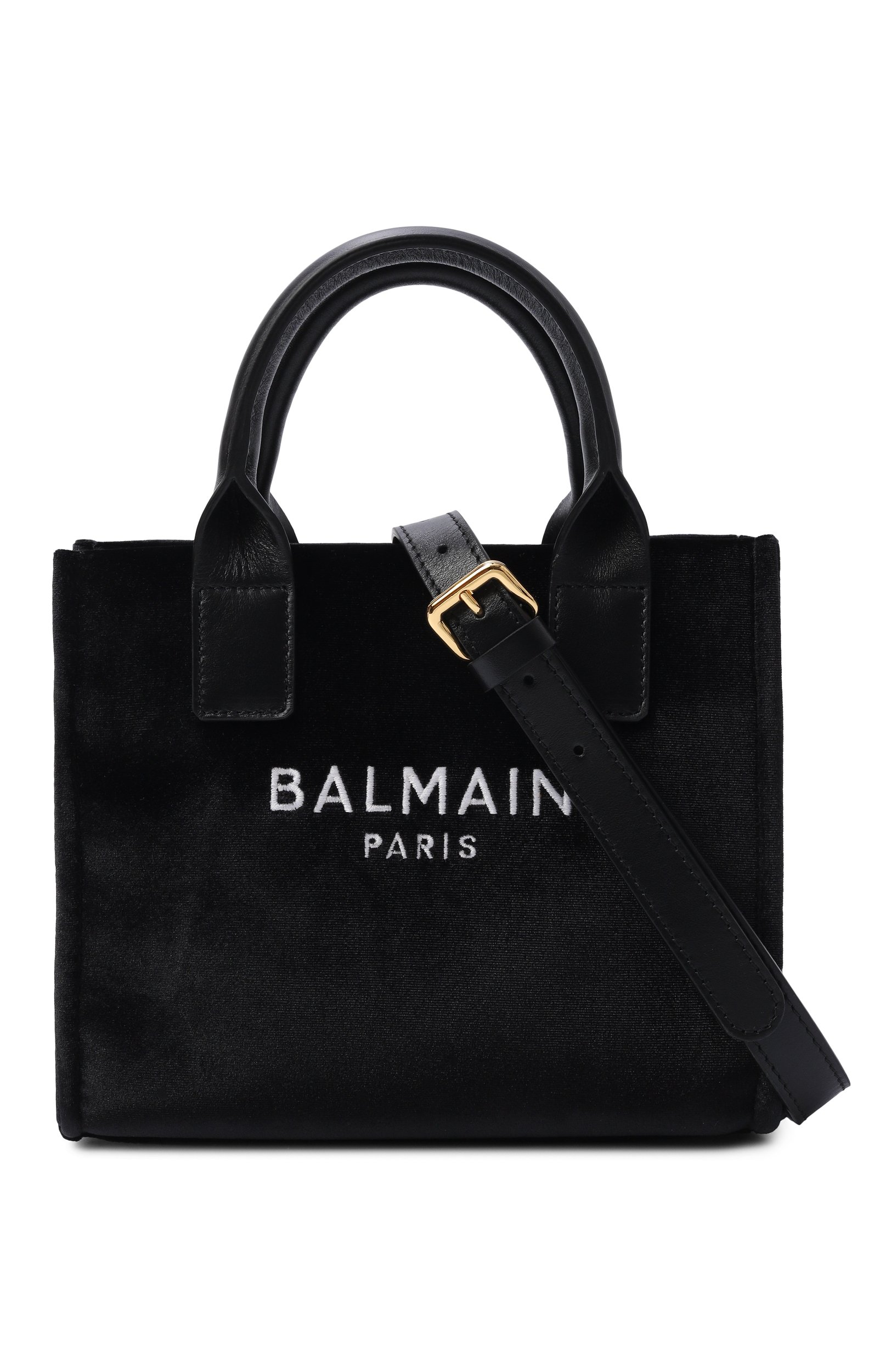 Сумка BALMAIN черного цвета по цене 49950 руб., арт. BZ0B08, фото 4 Сумка BALMAIN, арт. BZ0B08, фото 4