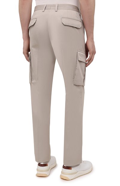 Брюки-карго из хлопка и кашемира CORNELIANI, арт. 874L02-1114105/00, фото 4