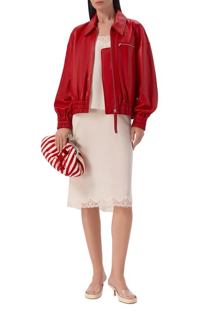 Клатч pasticcino medium WEEKEND MAX MARA красного цвета по цене 46050 руб., арт. WKAGERUSIA, фото 3 Клатч pasticcino medium WEEKEND MAX MARA, арт. WKAGERUSIA, фото 3
