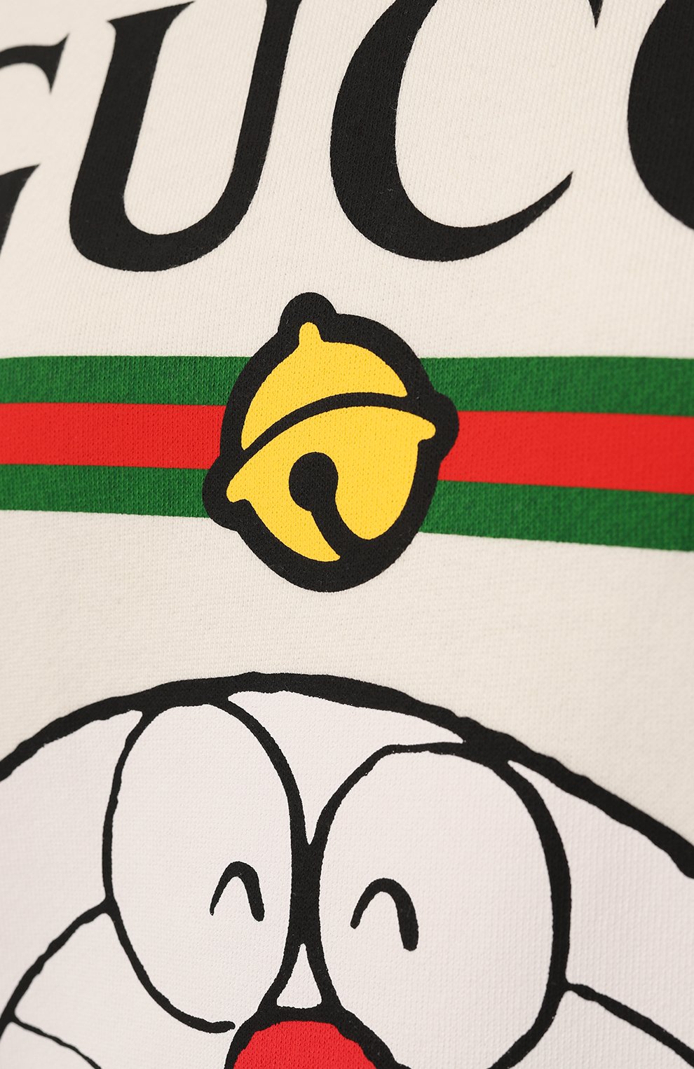 Хлопковый свитшот doraemon x gucci GUCCI белого цвета по цене 122400 руб., арт. 617964 XJDIK, фото 5 Хлопковый свитшот doraemon x gucci GUCCI, арт. 617964 XJDIK, фото 5