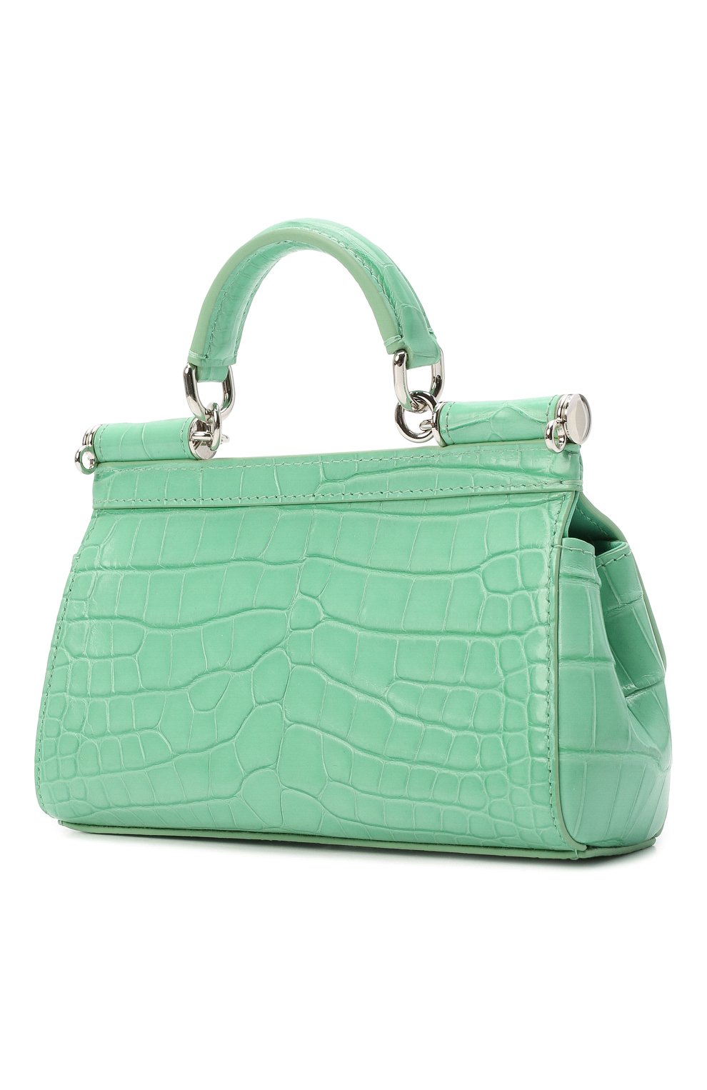Сумка sicily small из кожи аллигатора DOLCE & GABBANA, арт. BB7116/A2Y14/AMIS, фото 4