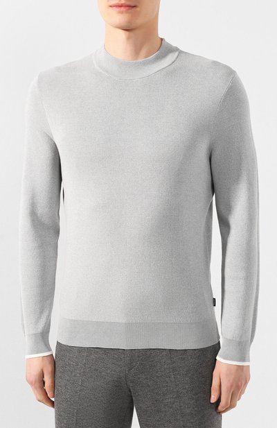 Хлопковый джемпер BOSS, арт. 50423843, фото 3