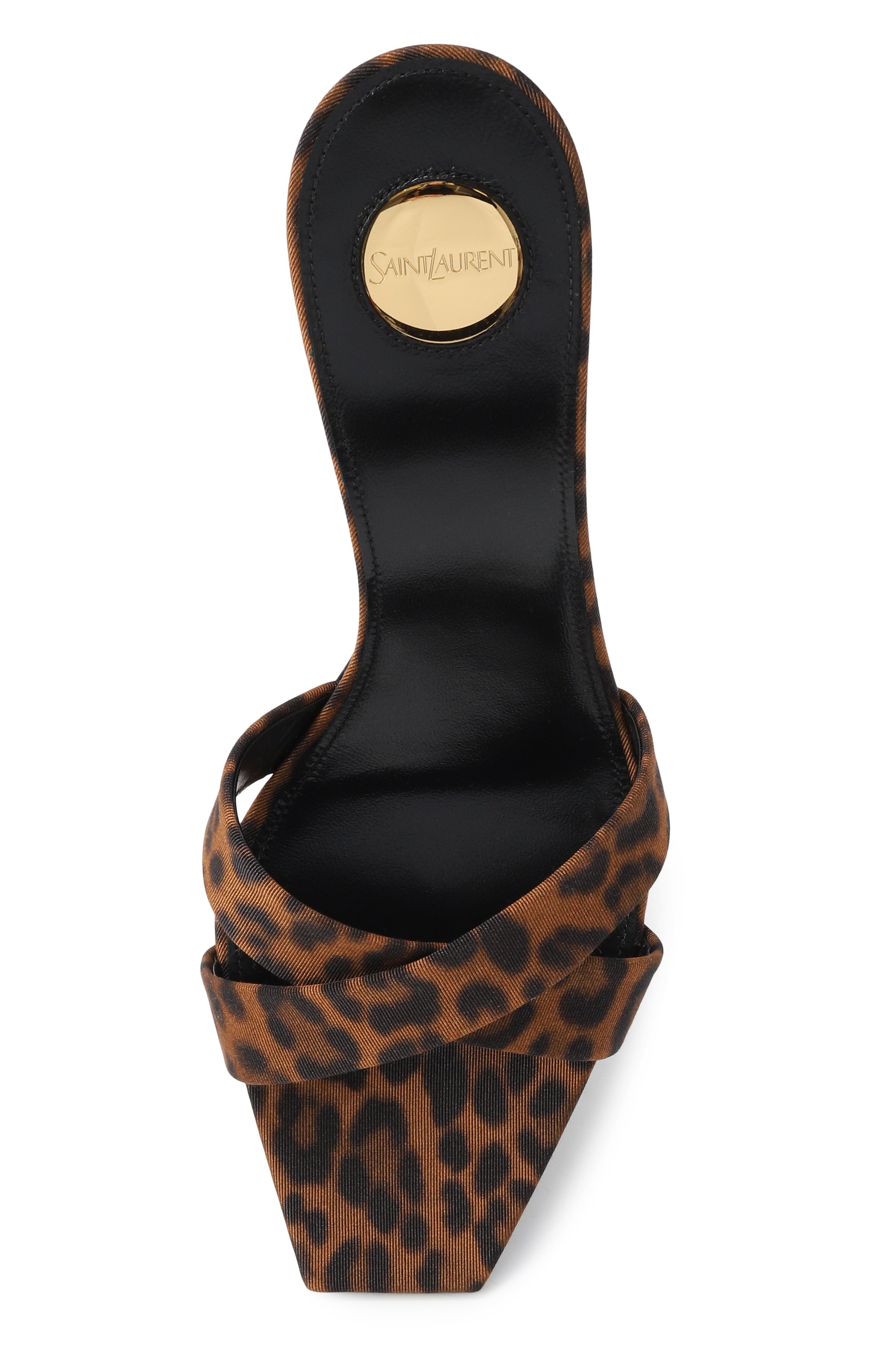 Текстильные мюли jill 75 SAINT LAURENT, арт. 825270/AAESW, фото 6