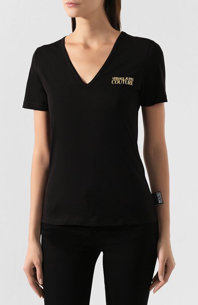 Хлопковая футболка VERSACE JEANS COUTURE, арт. B2HUA7IT-UDP605 8C/30212, фото 3