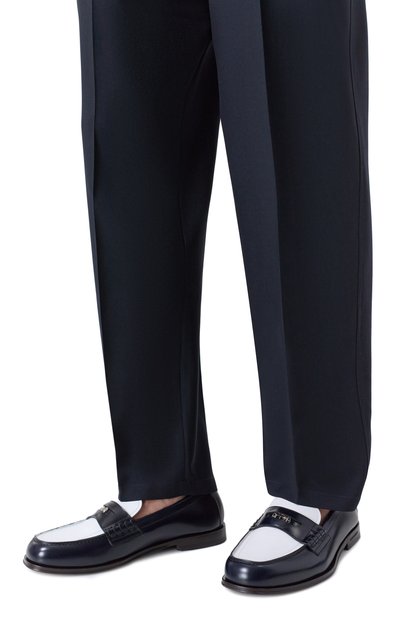 Кожаные пенни-лоферы neoclassic DSQUARED2 черно-белого цвета по цене 84750 руб., арт. L0M0044/24908454, фото 3 Кожаные пенни-лоферы neoclassic DSQUARED2, арт. L0M0044/24908454, фото 3