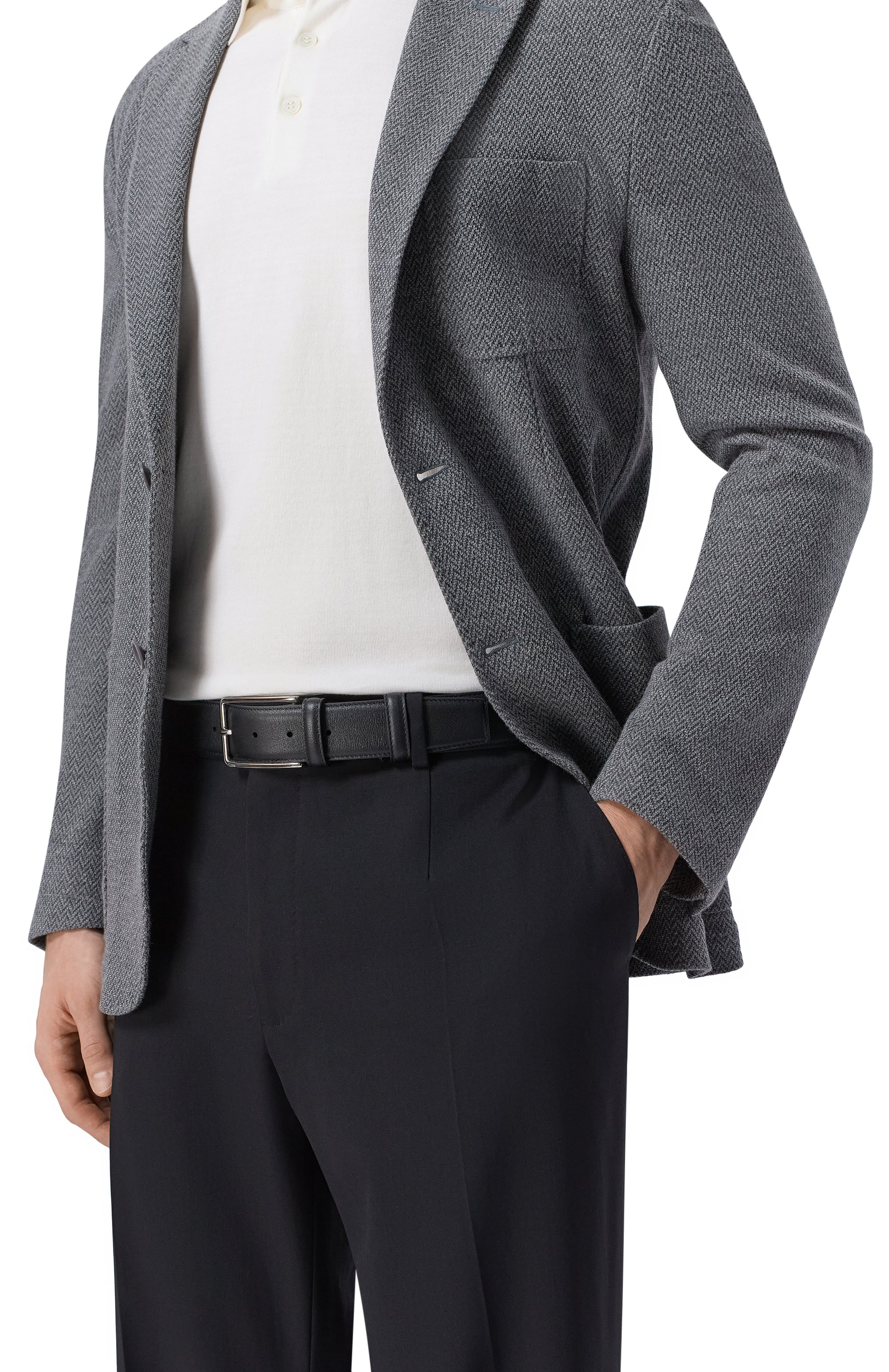 Кожаный ремень 12 STOREEZ, арт. 136728, фото 2