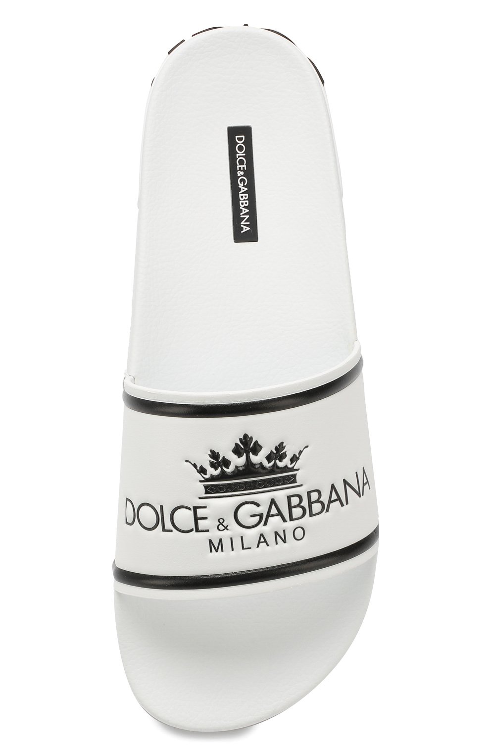 Кожаные шлепанцы saint barth DOLCE & GABBANA, арт. CS1646/AZ578, фото 5