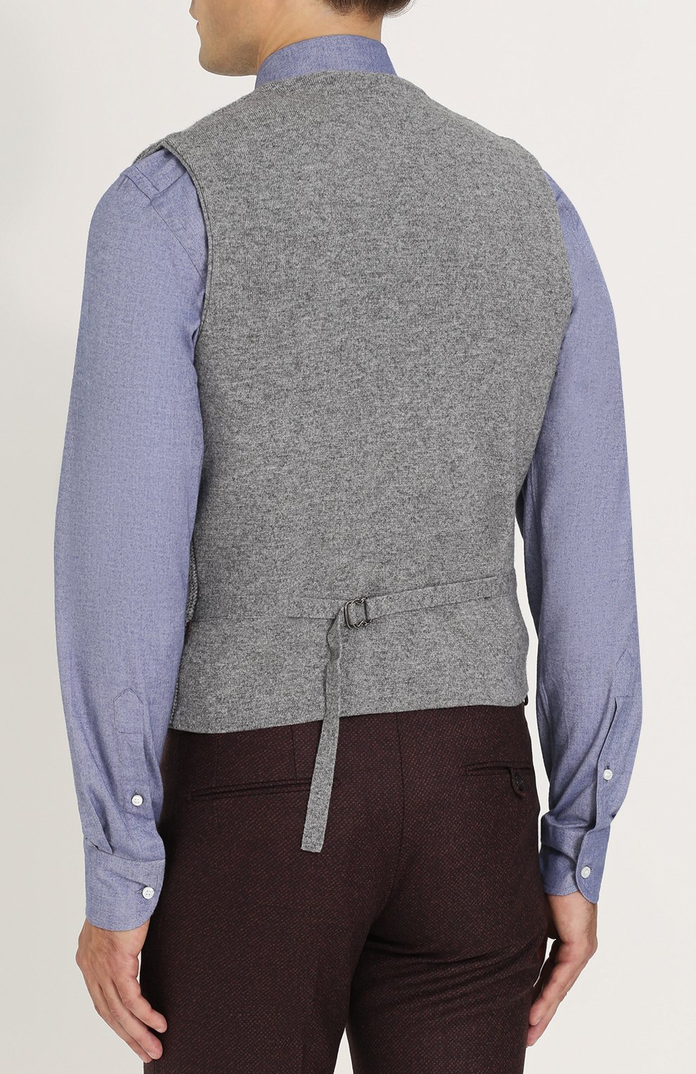 Жилет на пуговицах из смеси шерсти и вискозы с кашемиром WINDSOR, арт. 13 PI0S-G 10001642, фото 4